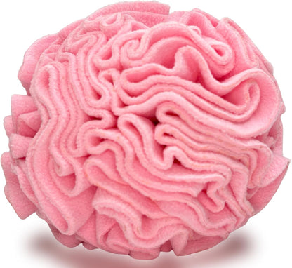 Glory To Dog Medium Breed Snuffle Interactive Foraging Dog Puzzle Ball Toy Pink Large