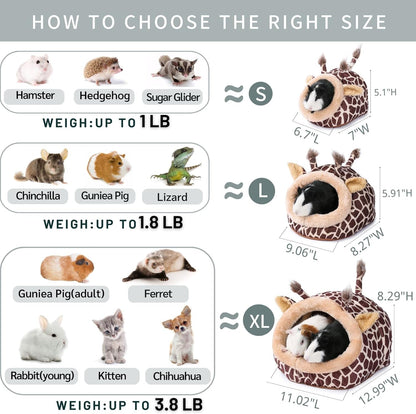 JanYoo Warmer Hedgehog Supplies Toys House Cage Accessories Bed Sleeping Bag