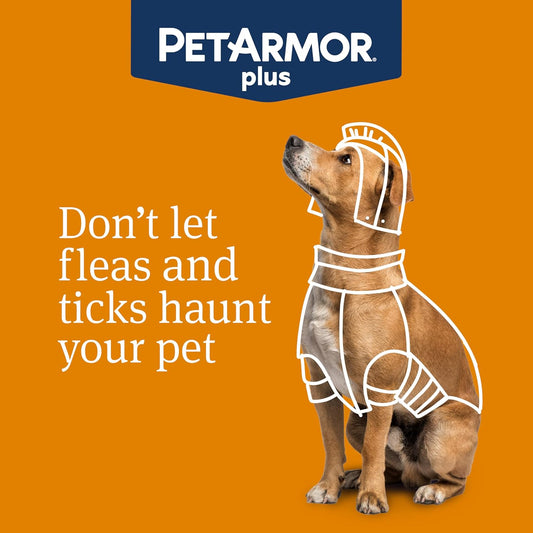 PetArmor Plus Flea and Tick Prevention for Dogs, X-Large Dog Flea and Tick Treatment, 3 Doses, Waterproof Topical, Fast Acting, For X-Large (89-132 lbs)