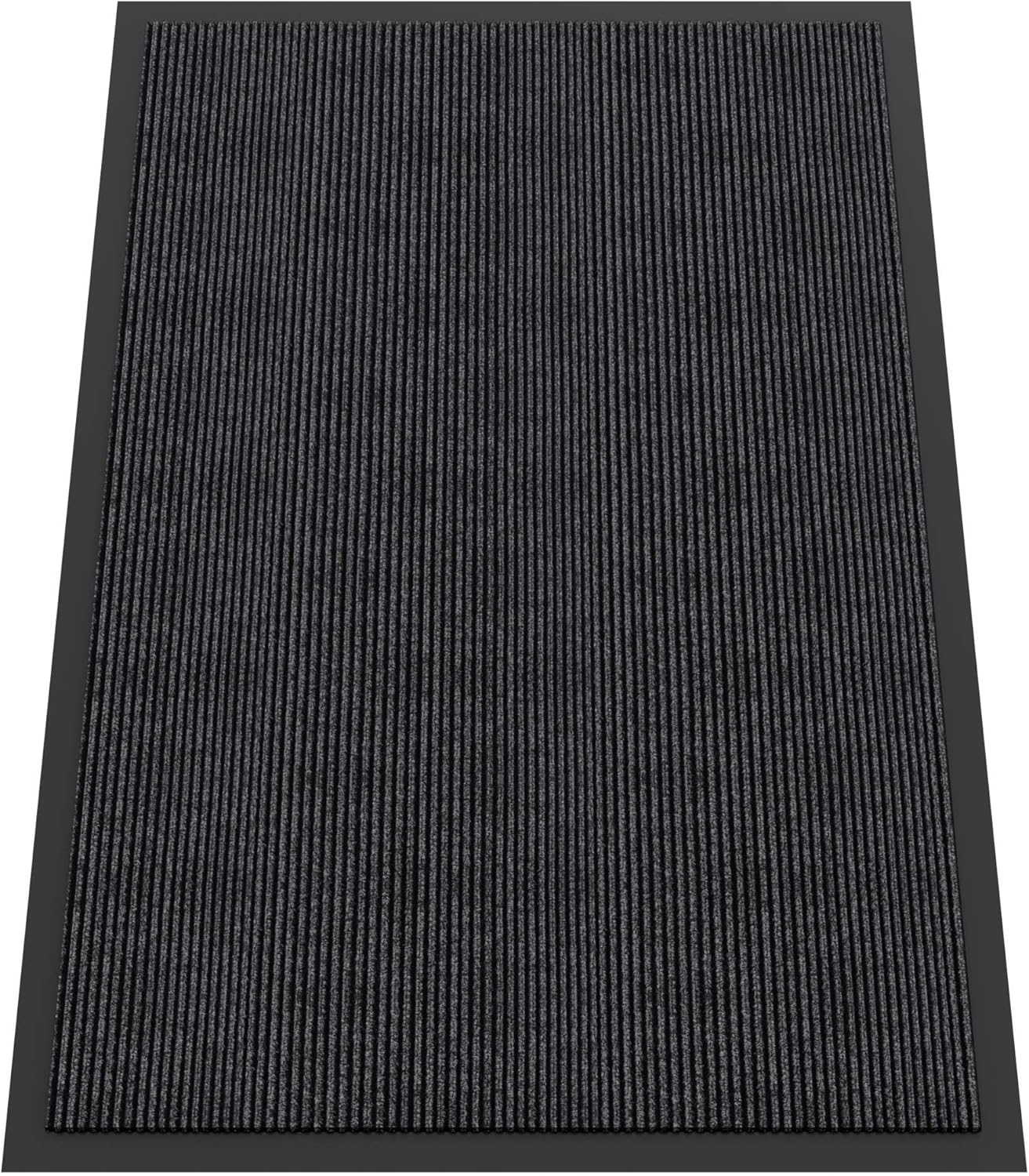 Indoor Outdoor Door Mat, 6’ x 4' Doormat for Entryway, Rubber Backing Non Slip Front Door Mat Outside Entrance, Super Absorbent Commercial Floor Mat for Home Office
