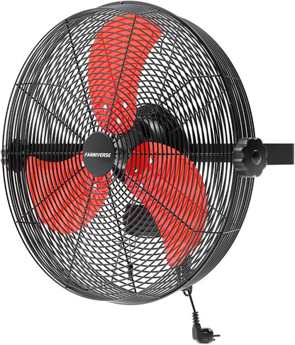 14 Inch Wall Fan Pro Series - Waterproof Motor High Velocity Wall Mount Fans for Commercial, Residential, Warehouse, Covered Patio, Shop, Garage, Barn, Gazebo 3 Speed 3000 CFM UL Safety Listed