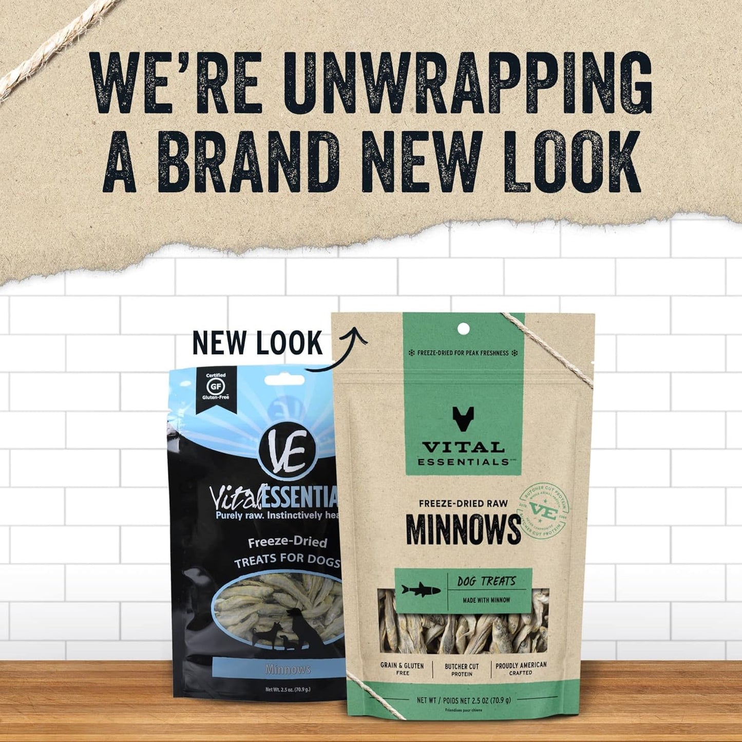 Vital Essentials Minnows Dog Treats, 2.5 oz | Freeze-Dried Raw | Single Ingredient | Premium Quality High Protein Training Treats | Grain Free, Gluten Free, Filler Free