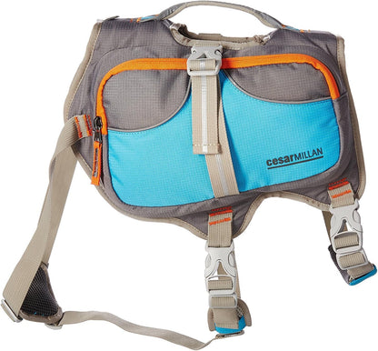 Cesar Millan Dog Backpack Large Blue