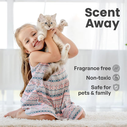 Cat Litter Deodorizer | Litter Box Odor Eliminator | Fragrance-Free with Active Carbon | Eliminates Cat Odors and Smells to Keep Your Home Fresh and Clean (Pack of 3)