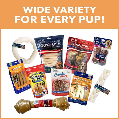 Pet Factory CareChewz Collagen +Plus 9" Rovers Dog Chew Treats - Chicken Flavor, 3 Count/1 Pack