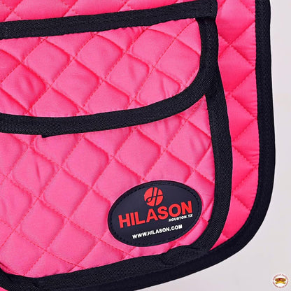 HILASON Western Horse Luxury Quilted Saddle Pads with Pockets | Pad