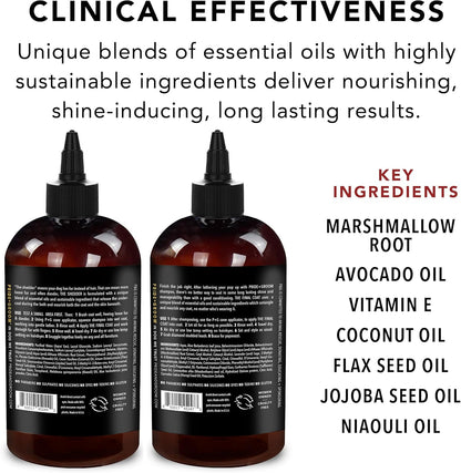 Pride and Groom The Shedder Box Set – Deshedding Dog Shampoo & Conditioner with All Natural Blend of Essential Oils & Ingredients to Moisturize & Untangle Curly and Wavy Coats – 32oz