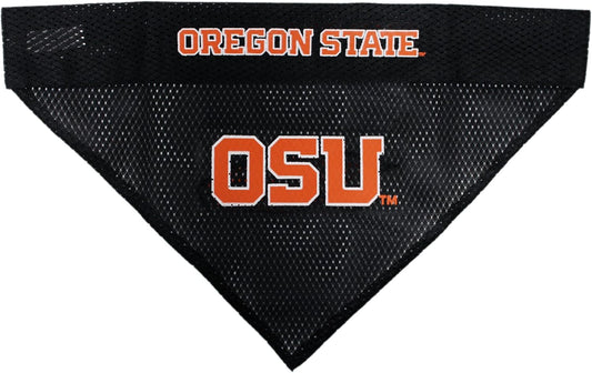 Pets First Collegiate Pet Accessories, Reversible Bandana, Oregon State Beavers, Large/X-Large