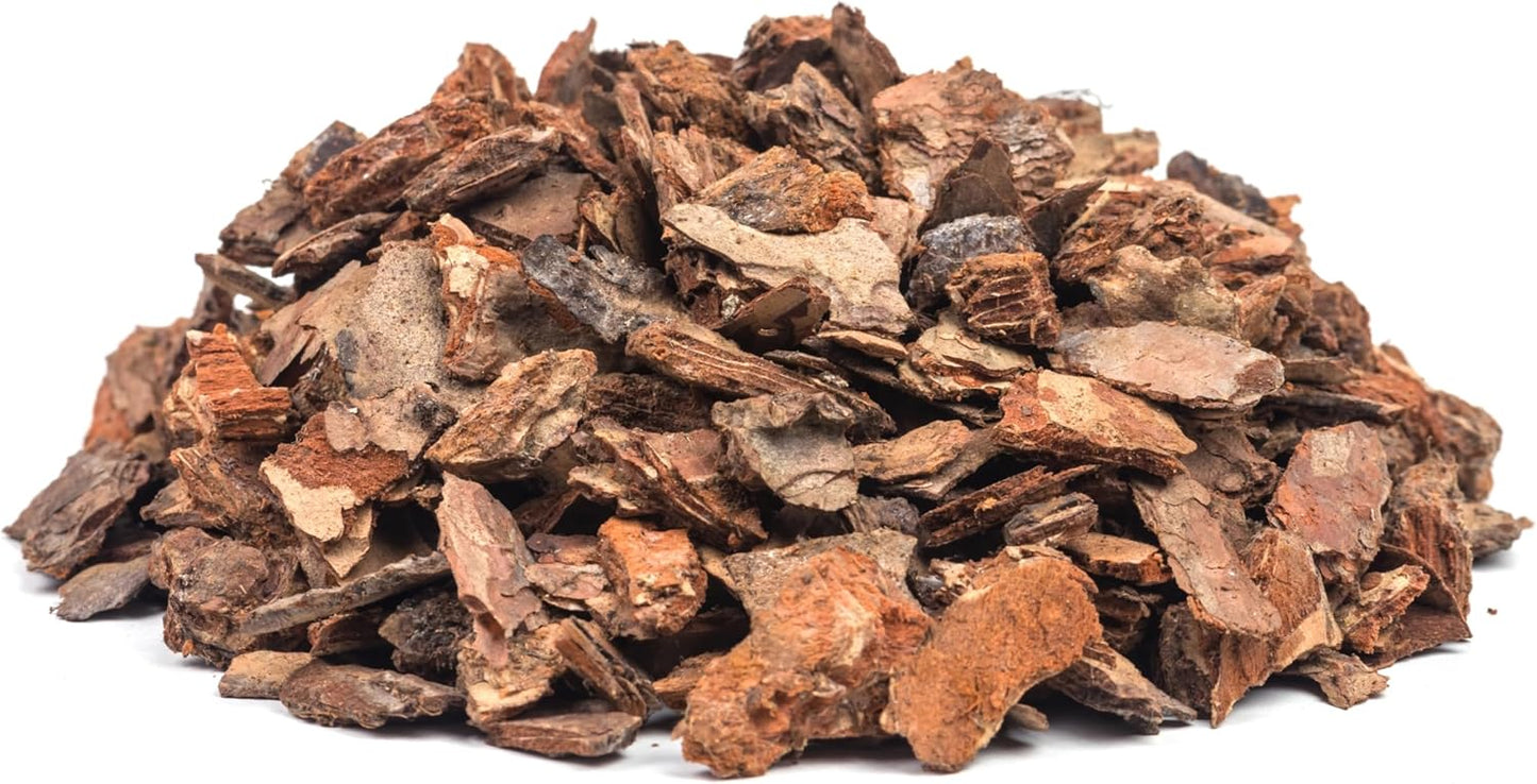 Premium Pine Bark Nuggets – Pine Bark Mulch for Gardens, Landscaping, Potted Plants, and Wood Chips for Garden Beds (0.3 CF - 8 L - 9 QTS)