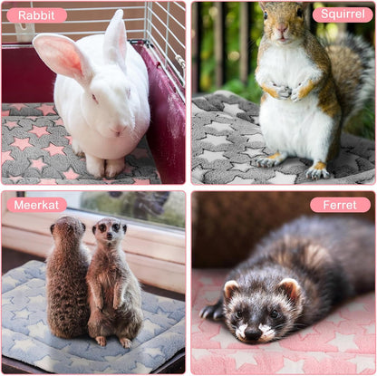 4 Pcs Washable Dog Crate Mat Kennel Pad Replaceable Reversible Pet Bed Pad for Crate Pet, Sleeping Mat for Small, Medium, Large Dog Machine Washable(18 x 24 x 1.6 Inch,Colorful)