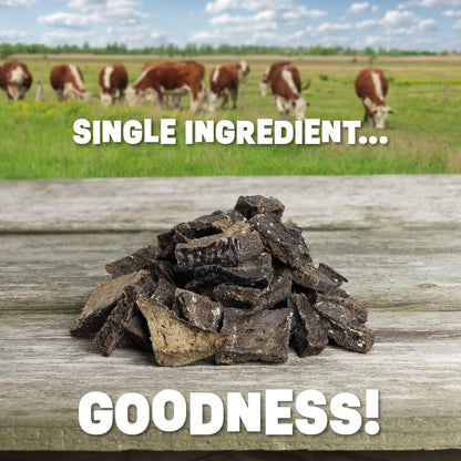 Beef Liver Dog Treats - Hickory Smoked Flavor, Nutritious Dehydrated Liver Dog Treats (8oz Package)