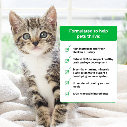 Open Farm Grain Free Kitten Recipe, Chicken & Turkey, 2 lb