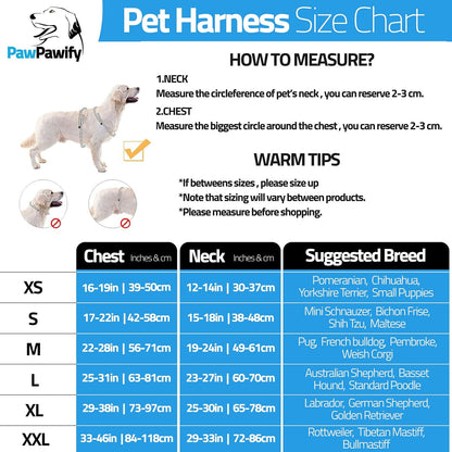 PawPawify Custom No Pull Dog Harness with Name and Phone Number, Heavy Duty Personalized Pet Vest to Prevent Tugging, Pulling, or Choking, Training and Walking (Camouflage Green, M (20-40 LBS))