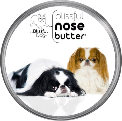 The Blissful Dog Japanese Chin Nose Butter, Versatile Dog Nose Balm for Dry Nose, Handcrafted Nose Moisturizer, Easy-to-Apply Dog Essentials, Unscented, 1 oz.