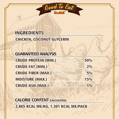 Gootoe Chicken Chips 1lb, All Natural, Grain-Free, High-Protein, Low Fat, Healthy & Easily Digestible, Soft Texture