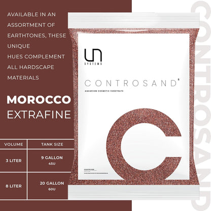 Ultum Nature Systems Controsand Morocco Gravel (8L) - Small Pebbles for Fish Tank - Planted Aquarium Rocks - Fish Tank Substrate - Aquarium Pebbles - Versatile Fish Tank Stones