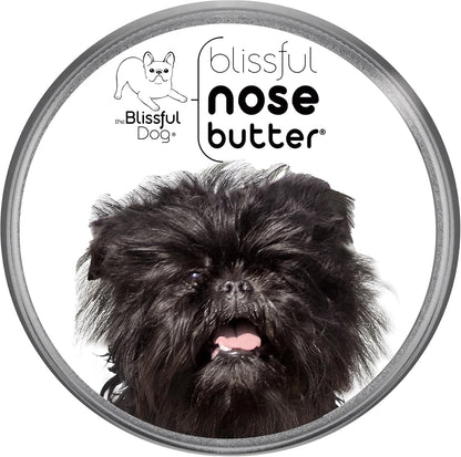 The Blissful Dog Affenpinscher Nose Butter for Dry, Cracked Skin, Lick-Safe Dog Nose Balm with Moisturizing Shea Butter, Almond, Olive, and Essential Oils, Pet Supplies, Uncented, 2 oz.