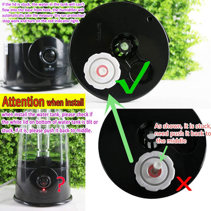 Coospider 3.8L Reptile Fogger Mister, Quiet Reptile Humidifier for Reptiles Tank, Terrarium Humidifiers with Extended Tube, Automatic Reptile Misting System for Reptiles Amphibians Herps Vivarium