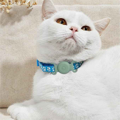 2 Pack Case for Airtag Dog Cat Collar Holder, Soft Silicone Anti-Lost Waterproof Protective Case Compatible with Apple Airtag, for Pet Dog Cat Collars Holder