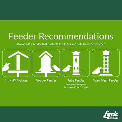 Lyric Woodpecker Wild Bird Seed, No Waste Bird Seed with Nuts, Dried Fruit & Shelled Seeds - 20 lb. Bag