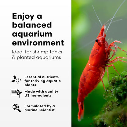 Brightwell Aquatics Shrimp FlorinMulti – Complete Plant Nutrient Supplement for Shrimp & Freshwater Aquariums – Supports Growth, Color & Health – Copper-Free, 250 ml