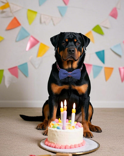 PET SHOW 5 Pack Pet Big Dogs Collar Embellishment Attachment Bow Ties for Medium Large Dogs Collar Charms Accessories Slides Bowties for Birthday Wedding Parties Assorted B Styles