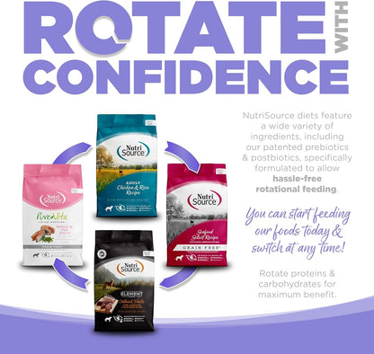 NutriSource Element Series Upland Stream Dry Dog Food, Quail, Rabbit & Trout, 4LB