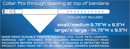 Pets First Collegiate Pet Accessories, Reversible Bandana, Arizona State Sun Devils, Small/Medium