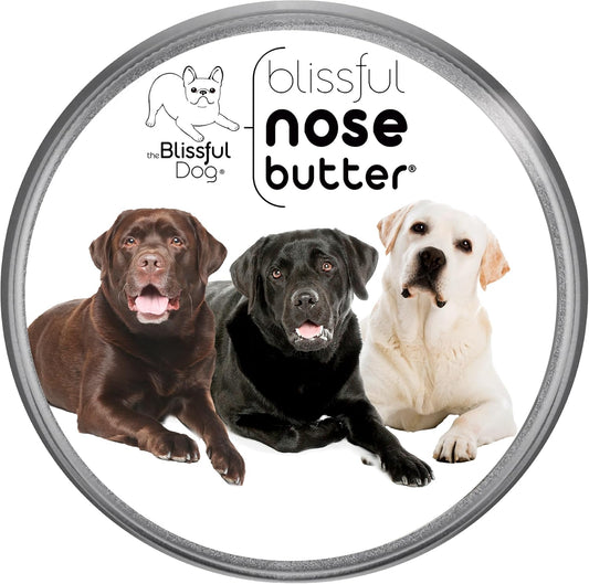 The Blissful Dog Labrador Retriever Nose Butter, Versatile Dog Nose Balm for Dry Nose, Handcrafted Nose Moisturizer, Easy-to-Apply Dog Essentials, Unscented, 2 oz.