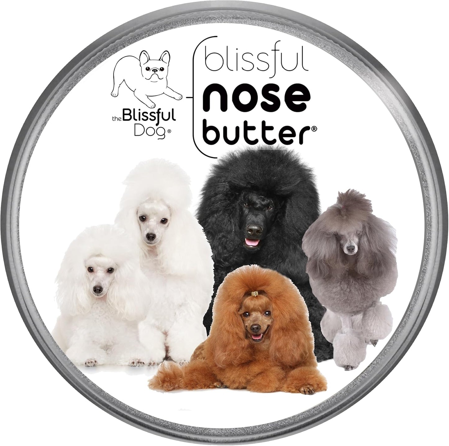 The Blissful Dog Poodle Unscented Nose Butter - Dog Nose Butter, 4 Ounce