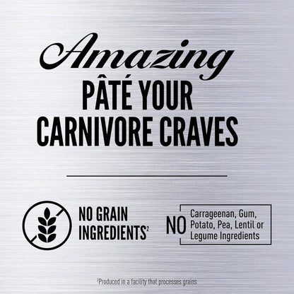 ORIJEN Premium Pate Wet Kitten Cat Food in Bone Broth Chicken & Salmon Entrée 5.5oz Cans (6 Count)