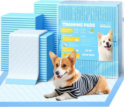 150-Pack Large Puppy Pads - 22'' x 22'' Pee Pads for Dogs Potty Training with Leak-Proof Quick-Dry Design, 6-Layer Dog Pads Large, Blue