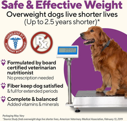 Dave's Pet Food Weight Management Dog Food (Turkey & Vegetables), Made in USA, Weight Loss, Soft, Canned Wet, 13.2oz (12 Pack)