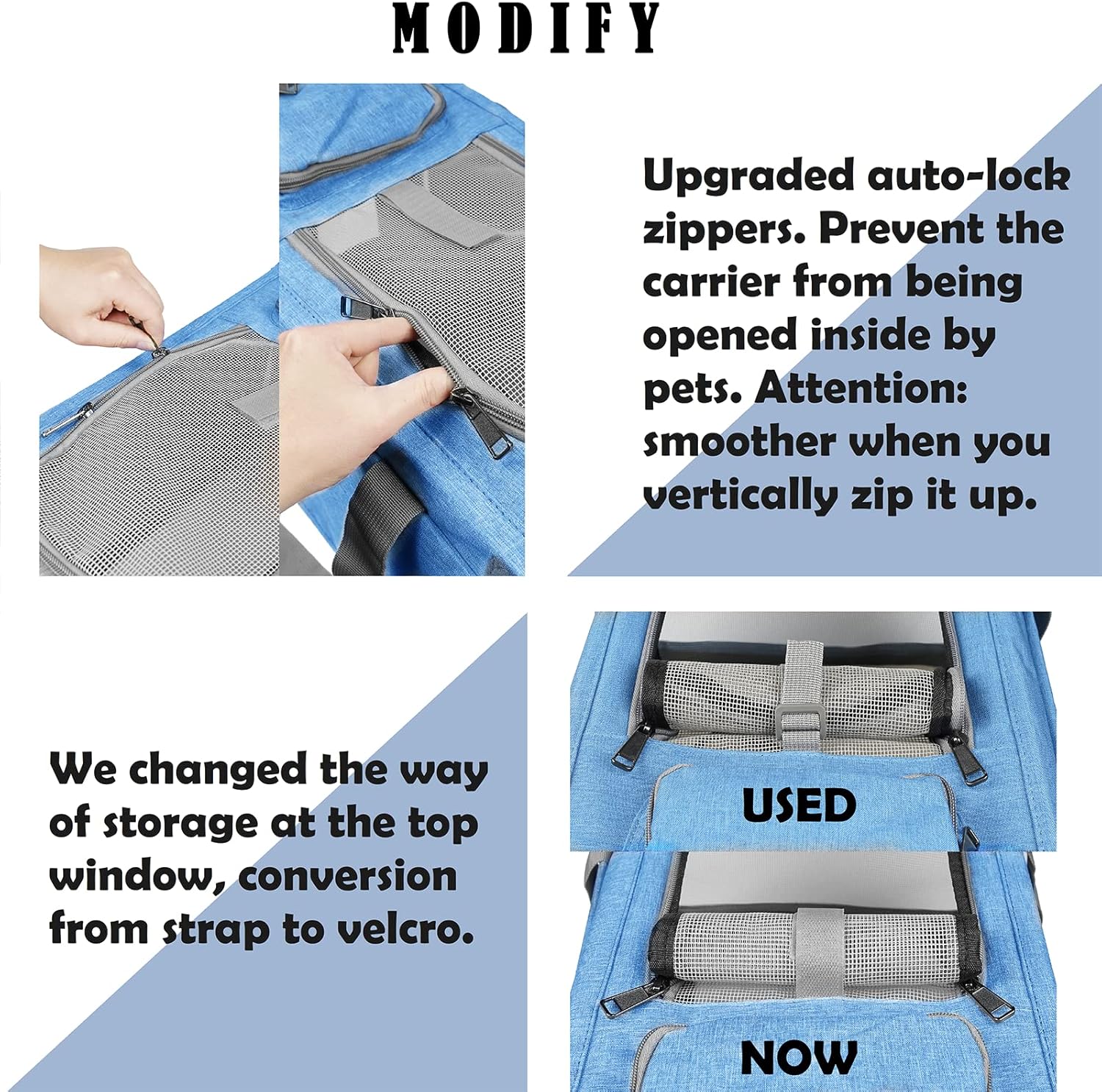Pet Carrier for Large and Medium Cats, Soft-Sided Pet Carrier for Big Medium Cats and Puppy, Dog Carriers Cat Carriers Pet Privacy Protection Travel Carriers - Pawvie