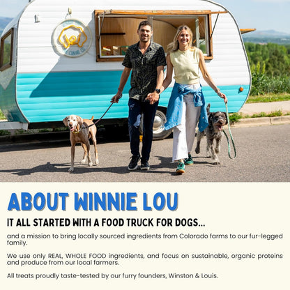 Winnie Lou Bison Liver Bites Dog Treats – Single Ingredient, Human Grade, Limited Ingredient Training Treats for Small, Medium & Large Dogs, Made in USA (1 Pack)