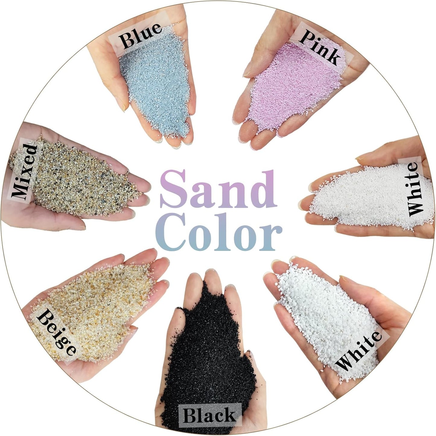 20 lbs Aquarium Sand, 0.6-1.2 mm Aquarium Substrate for Freshwater Fish Tank. Decorative River Rocks Gravel for Fish Tank, Plants Potted, Fire Pits, Candle, Vase and Crafts