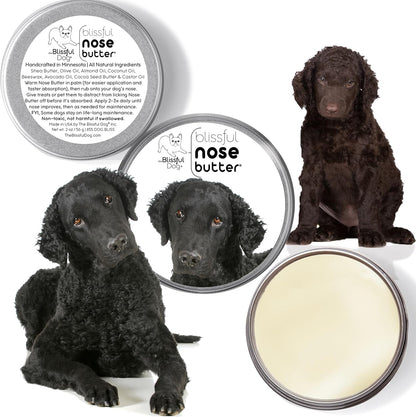 The Blissful Dog Curly-Coat Retriever Unscented Nose Butter, 8-Ounce
