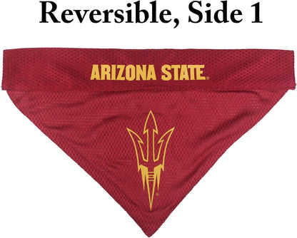 Pets First Collegiate Pet Accessories, Reversible Bandana, Arizona State Sun Devils, Small/Medium