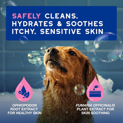 DOUXO® Skin & Coat SPA - Ultra-Safe Sensitive Skin Soothing Shampoo, 16 fl oz, Skin-Friendly Formula Cleans and Soothes, Leaves The Coat Soft and Radiant