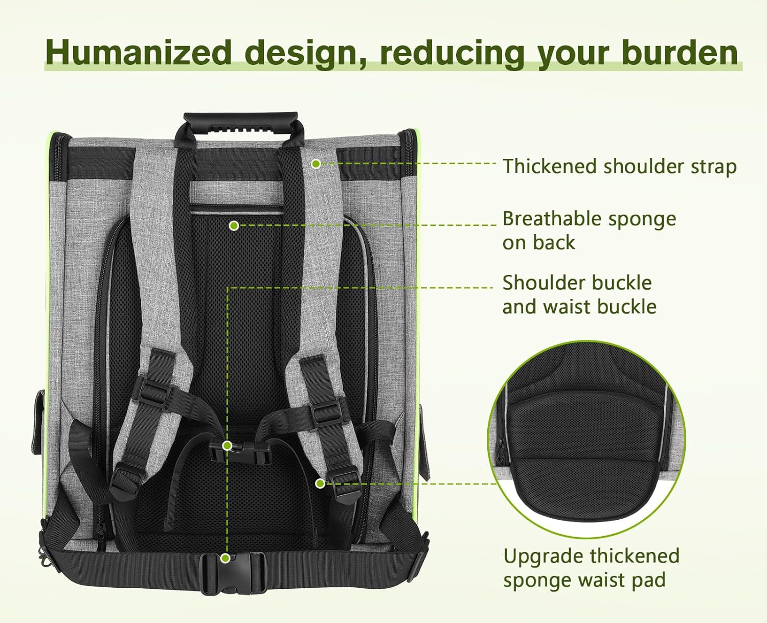 Pecute Pet Carrier Backpack with Shade Cover, Large Cat Carrier Backpack, Expandable Cat Backpack with Breathable Mesh for Medium Large Cats, Small Dogs, Dog Backpack Carrier for Travel Hiking - Pawvie