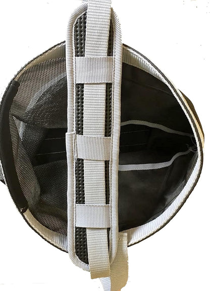 Majestic Ally Horse Feed Bag, Heavy Duty Nylon Mesh Grain Feed Bag, Adjustable Strap with Durable Snap and Elastic Straps, Comfort Neck Pad and Nose Pad- Large (Full, Black)