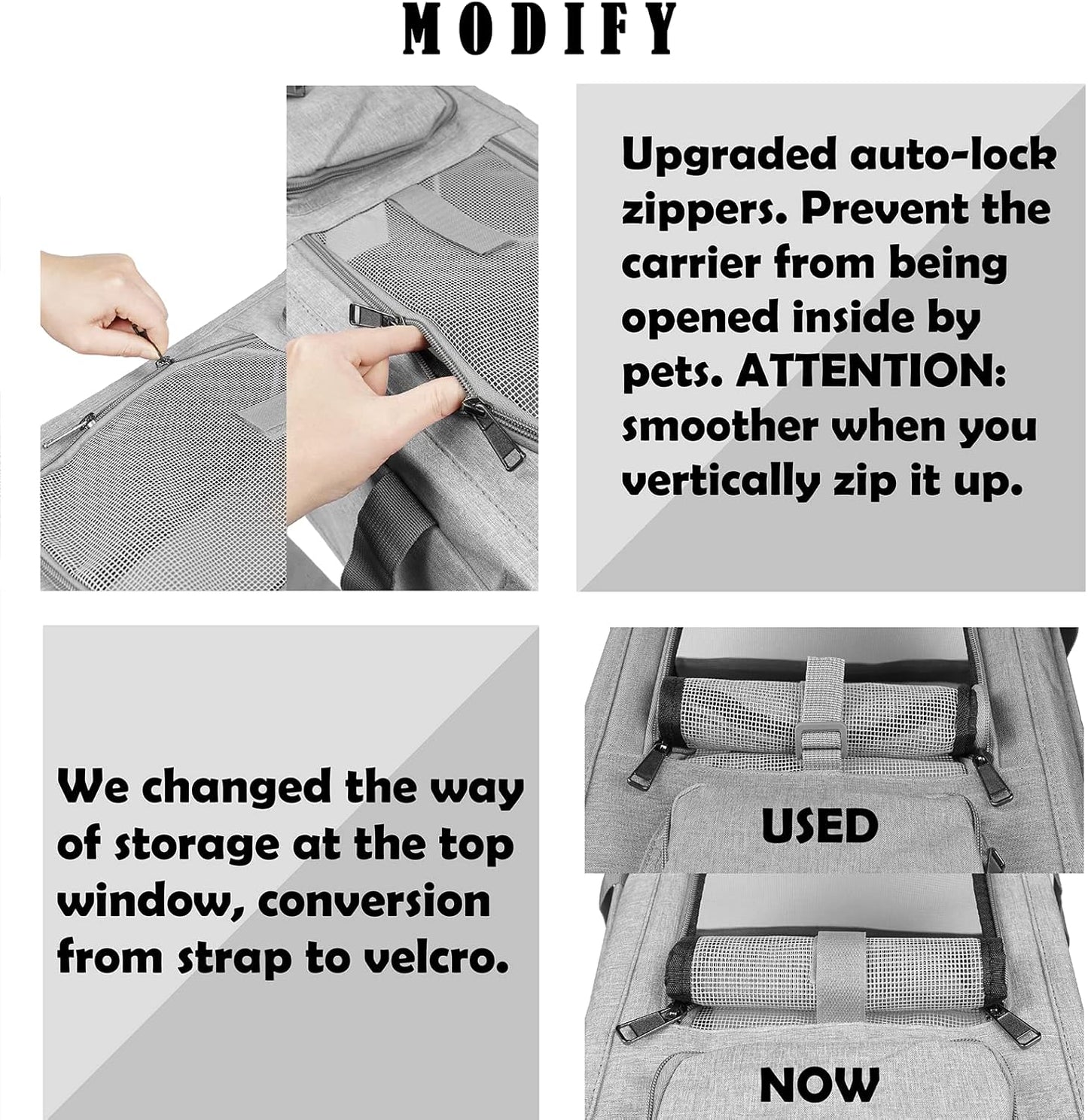 Pet Carrier for Large Cats, Soft-Sided Cat Carrier for Medium Big Cats and Puppy up to 20lbs, Washable Dog Carrier Privacy Protection for Home Outdoor Travel - Pawvie