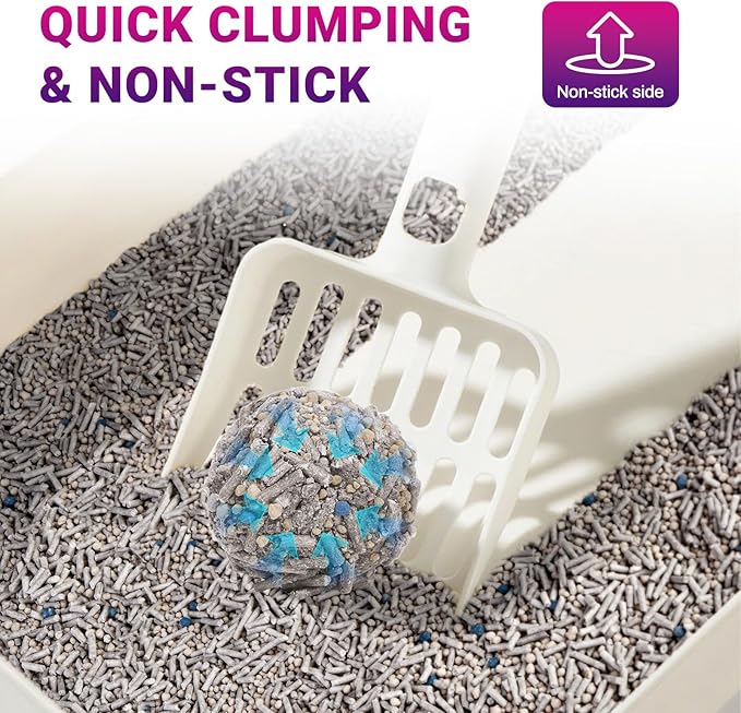 Ducksky Tofu Cat Litter Fast Clumping 5in1, Natural Plant-Based flushable Lightweight tofu Litter for Kitty, Effective Odor Control,unscented pellets, 99% Dust- Free,Low Tracking,(6.6LB x 1 Bag)