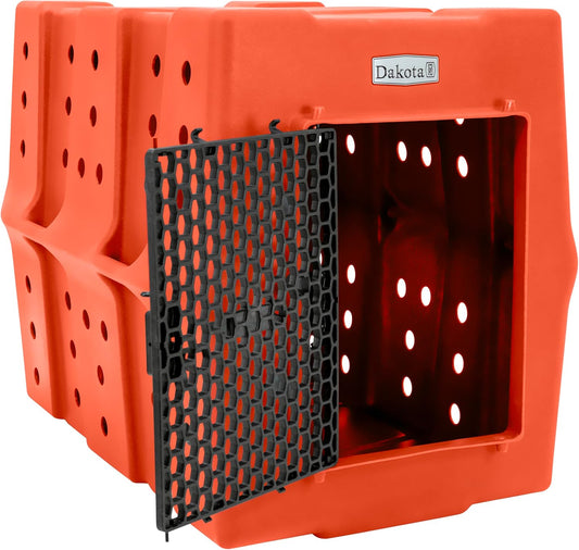 Dakota 283 Crate - Canine Rough and Tough Economy Kennel (Orange, X-Large)