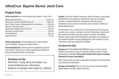 UltraCruz® Equine Senior Joint Care for Horses, 4 lb, pellets