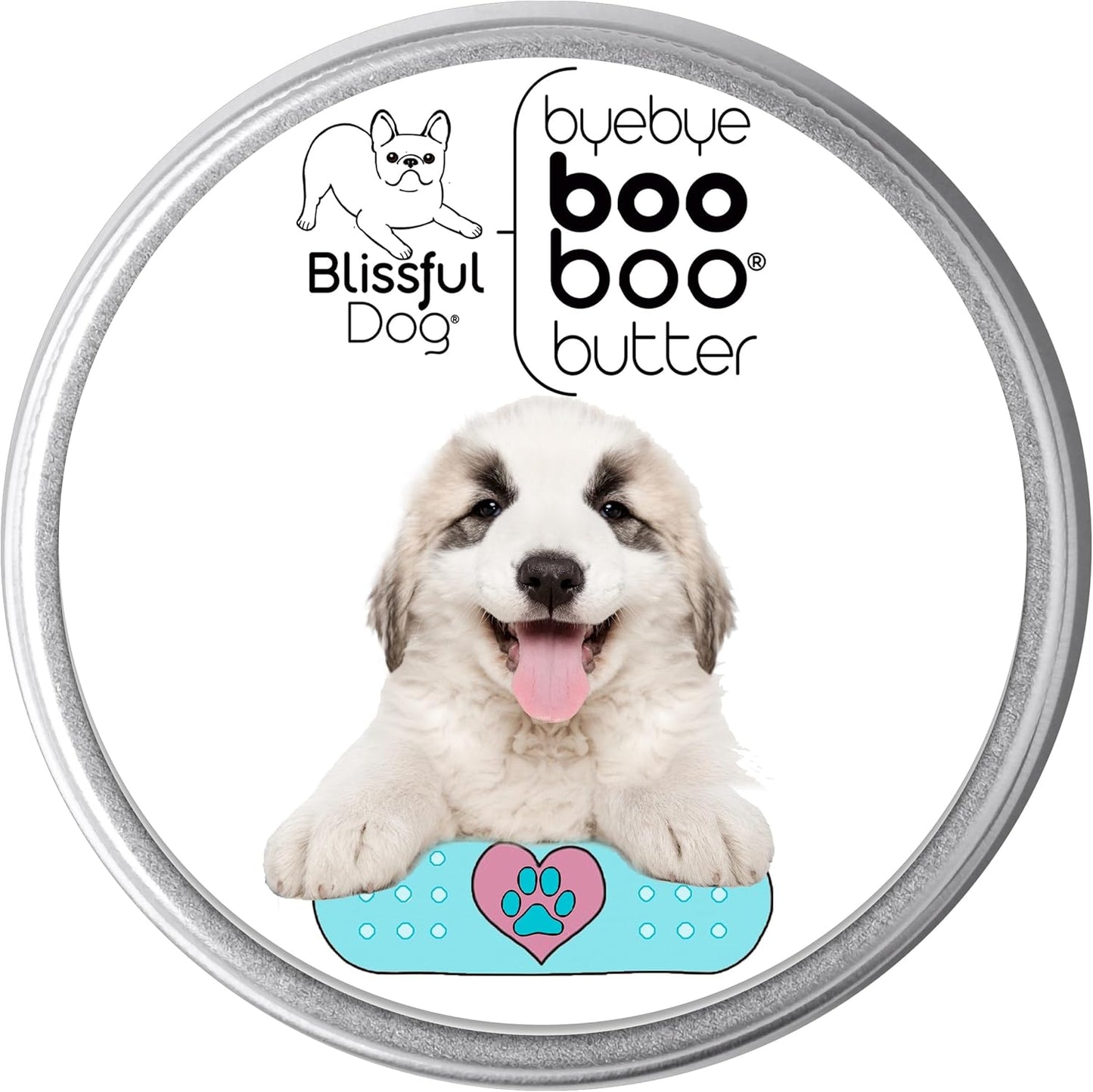 The Blissful Dog 2 oz TIN Great Pyrenees Booboo Butter