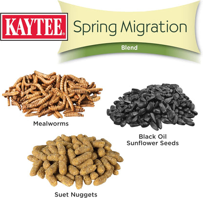 Kaytee Wild Bird Food, Spring Migration Seed Blend, 8 lb