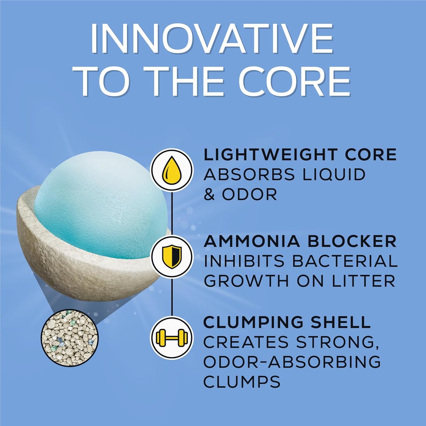 Purina Tidy Cats LightWeight Free and Clean Unscented, Multi-Cat, Clumping, 99.9 Percent Dust Free Cat Litter - 17 lb. Box