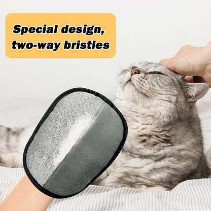 Pet Hair Removal Glove for Cats Dogs,2025 Electrostatic Pet Hair Remover Grooming Removal Gloves for Pets Hair,Hair Remover Gloves for Couch Clothes Carpet Bed Furniture Pet Grooming