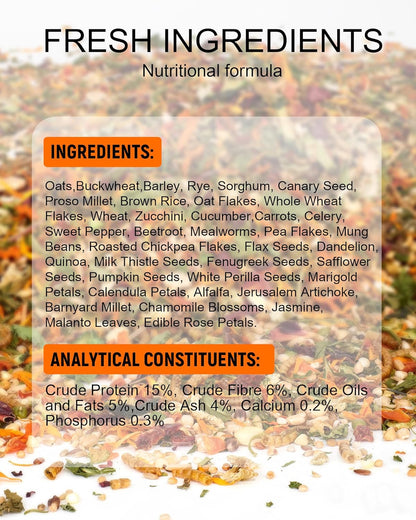 Niteangel Golden Hamster Food & Treats - Small Animal Natural Food for Syrian Golden Hamsters or Other Small-Sized Pets